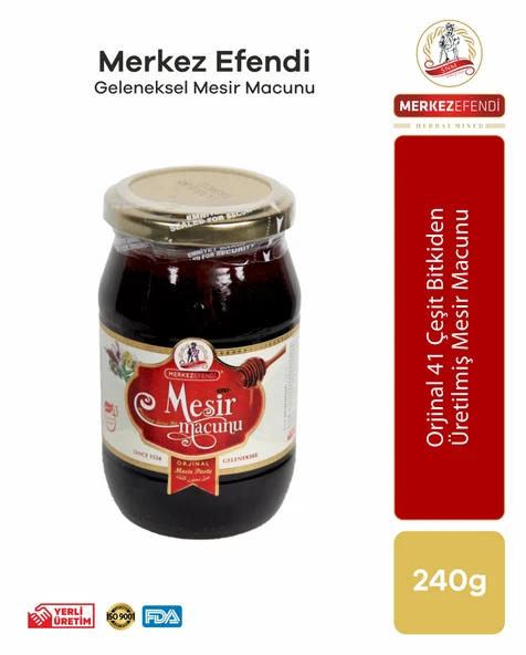Merkez Efendi Orjinal Manisa Mesir Macunu 450 gr - Resim 3