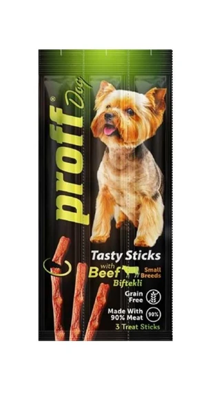 Proff Sığır Etli Küçük Irk Köpek Ödül Çubuğu 3*5 GR ürün görseli 1