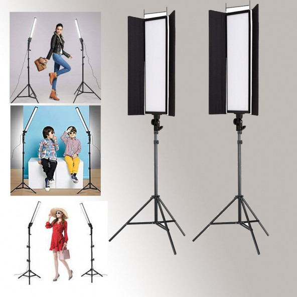 Deyatech Softbox LED Panel Pro Video Işık Makyaj ve Youtuber Işık ürün görseli 1