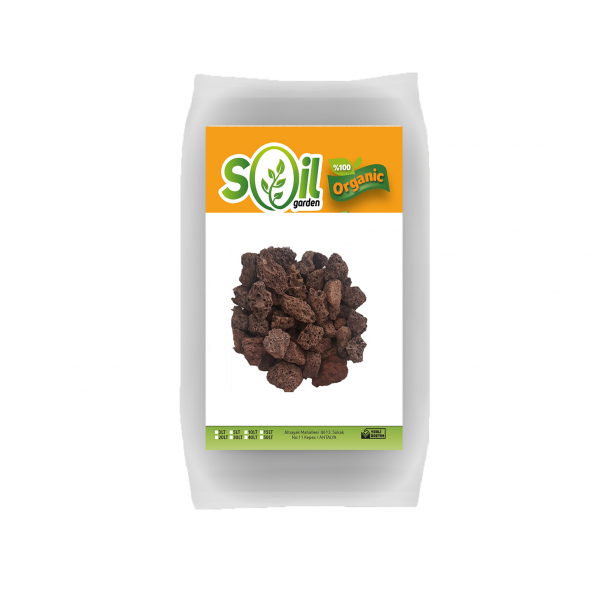 Soil garden Pomza 20  lt 10-15 mm AKVARYUM TAŞI Lav Kırığı Ponza Taşı Pomza Taşı Akvaryum Taşı Tüf Cüruf ürün görseli 1