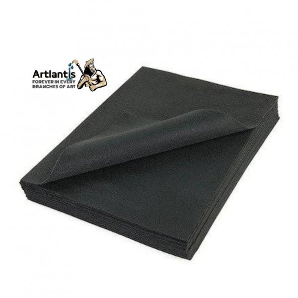 Siyah Keçe A4 2 mm 20x30 cm 5 li 1 Paket Okul Kreş Etkinlik ürün görseli 1
