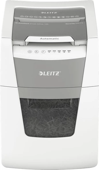 Leitz Iq Autofeed 100 Otomatik Küçük Ofis Evrak Imha Makinesi P5 ürün görseli 1