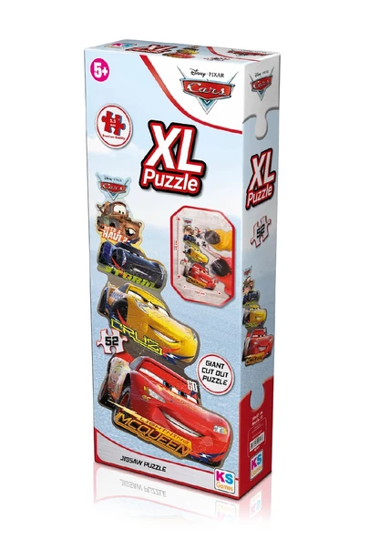 Disney Cars (Arabalar) XL Dev Yer Puzzle/Yapboz (52 Parça) ürün görseli 1