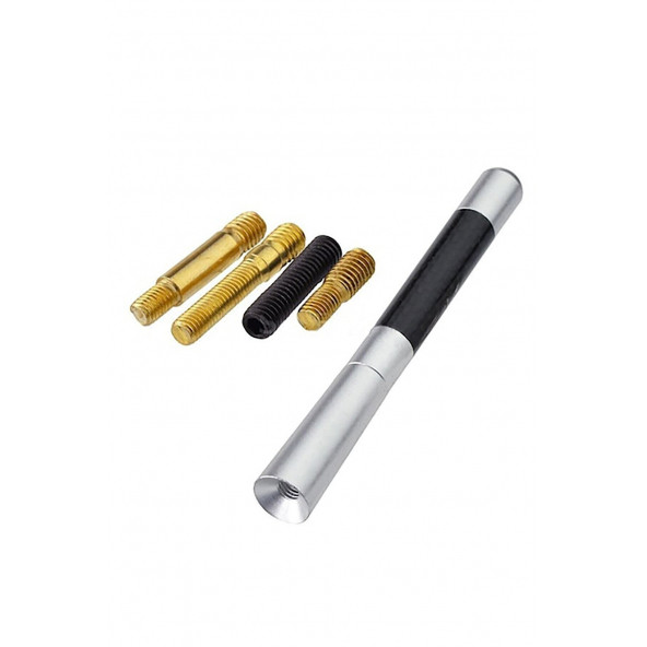 Oto 12 Cm Sport Araç Anten - Krom ürün görseli 1
