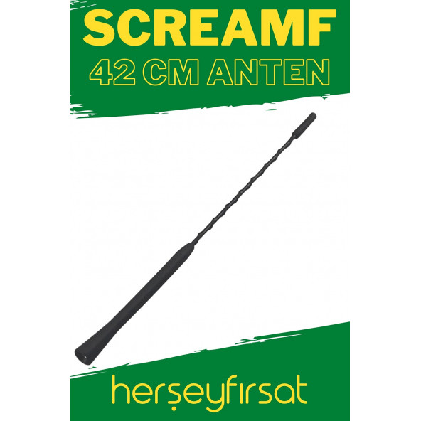 Oto 42 Cm Sport Araç Çubuk Anten - Siyah ürün görseli 1
