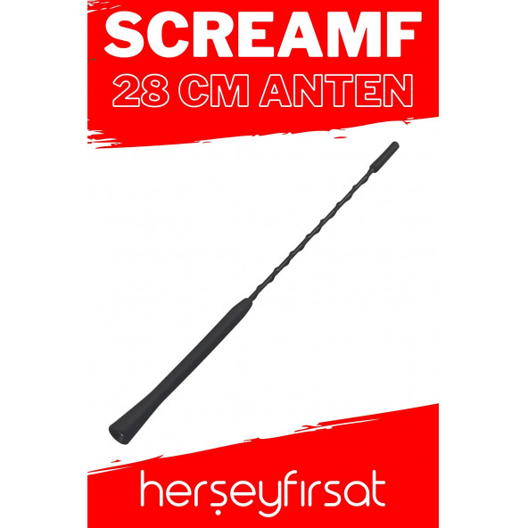 Oto 28 Cm Sport Araç Çubuk Anten - Siyah ürün görseli 1