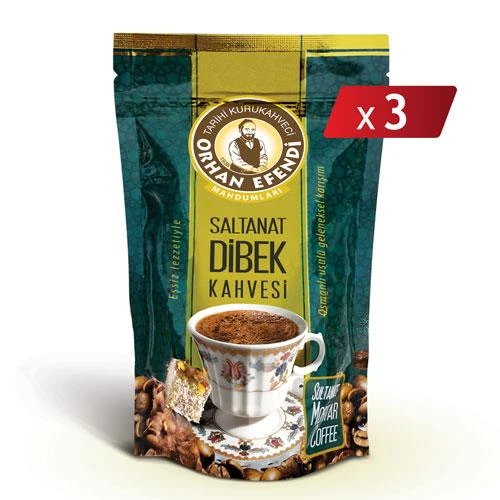 Orhan Efendi Saltanat Dibek Kahvesi 200 Gr x 3 Adet ürün görseli 1