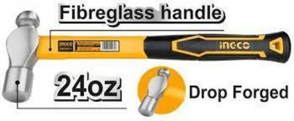 İngco Fiberglass saplı Balyoz 660gr HBPH88024 ürün görseli 1