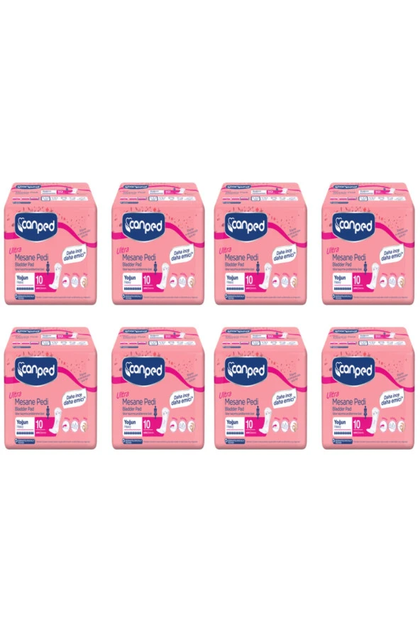 Canped 8'li Ultra Mesane Pedi Yoğun Büyük Beden (ultra Bladder Pad Heavy Large) ürün görseli 1