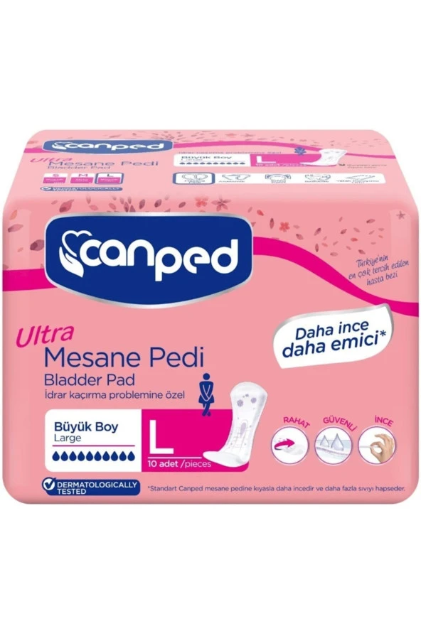 Canped Mesane Pedi Ultra L - Large - Büyük - Yoğun 30 Adet (3PK*10) ürün görseli 1