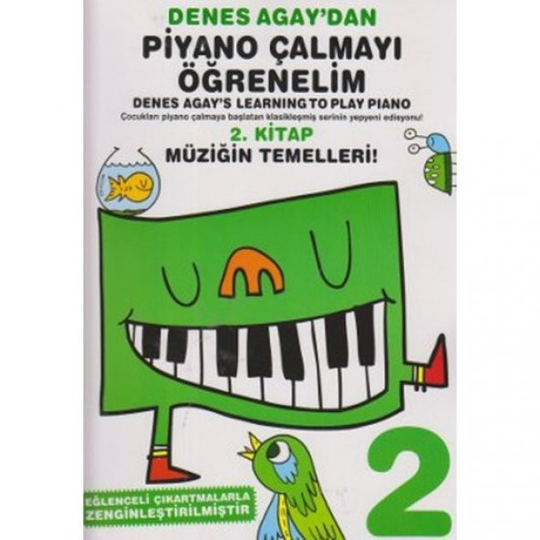 DENES AGAY PİYANO ÇALMAYI ÖĞRENELİM 2. KİTAP ürün görseli 1