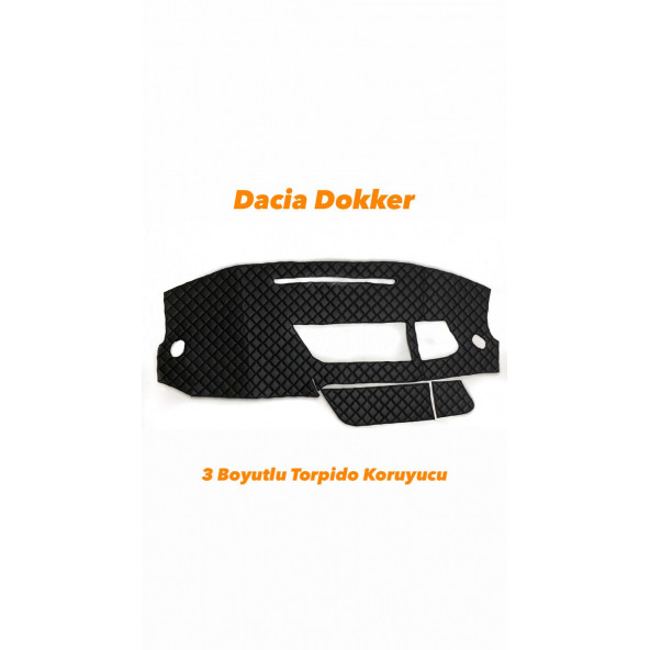 DACİA DOKKER 3 BOYUTLU HALI TORPİDO KORUYUCU ürün görseli 1