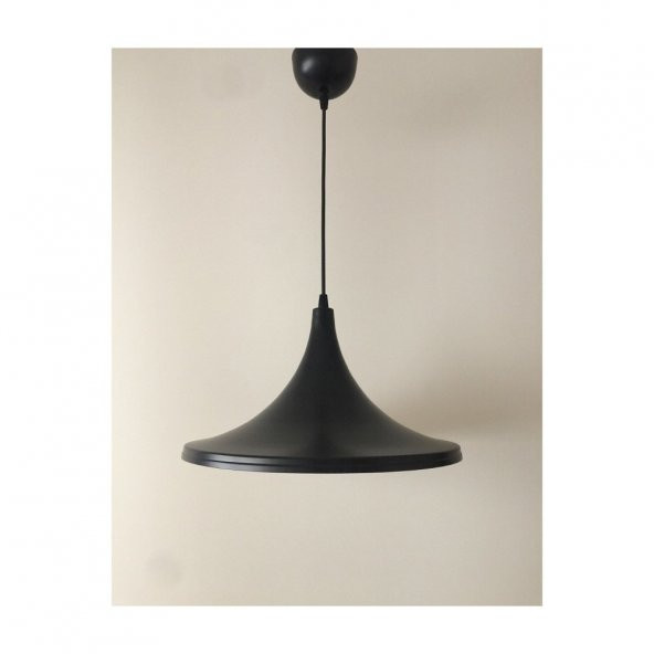 MYLİGHTS MUTFAK AVİZE METAL SARKIT AVİZE SİYAH İÇİ BEYA MODERN AVİZE ürün görseli 1