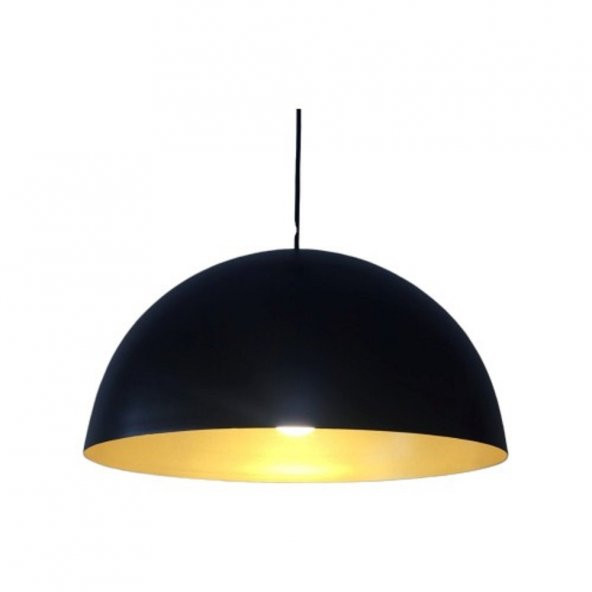 MYLİGHTS SİYAH İÇİ ALTN METAL SARKIT AVİZE 40 CM RUSTİK AVİZE ürün görseli 1