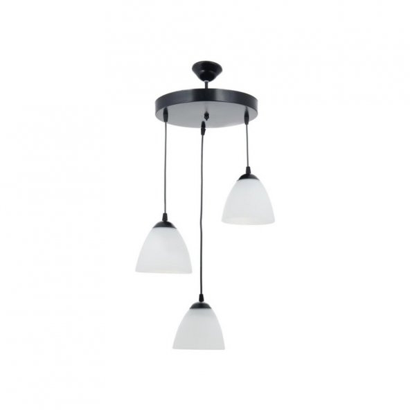 MYLİGHTS OPAL ÜÇLÜ SARKIT AVİZE MODERN SPOR AVİZE ürün görseli 1