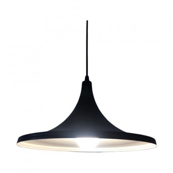 MYLİGHTS SİYAH İÇİ BEYAZ 36 CM MUTFAK AVİZE ürün görseli 1