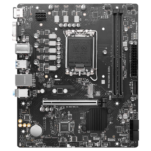 MSI PRO H610M-E DDR4 3200MHZ mATX 1700p - Resim 2