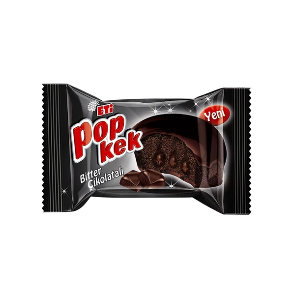 Eti Popkek Bitter Çikolatalı Kek 55 gr 24 Adet ürün görseli 1