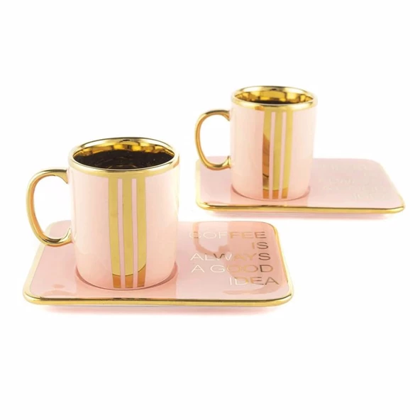 Mikasa Moor Pinky 2 li Kahve Fincanı ürün görseli 1