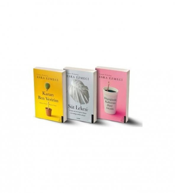 Esra Ezmeci 3 Kitap Set (Kararı Ben Veririm- Düştüğünde Kalkarsan Hayat Güzeldir- Süt Lekesi) ürün görseli 1