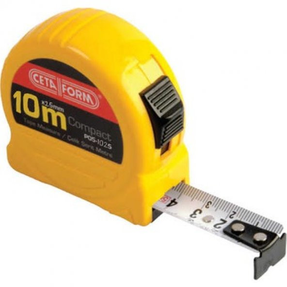 Ceta Form P05-1025 Compact Şerit Metre 10 Metre 25 Mm ürün görseli 1