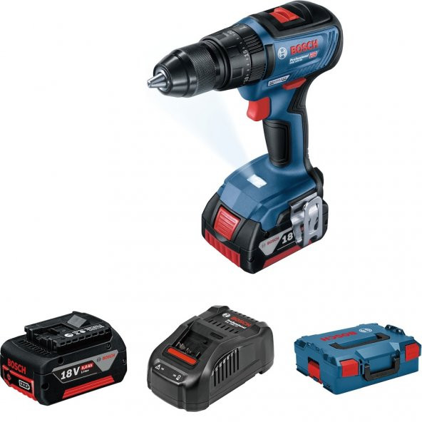 Bosch Professional GSR 18V-50 5.0 Ah Çift Akülü Vidalama Makinesi - 06019H5001 ürün görseli 1