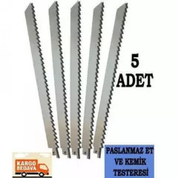 Proter Paslanmaz Et-Kemik Testeresi 5 Adet ürün görseli 1