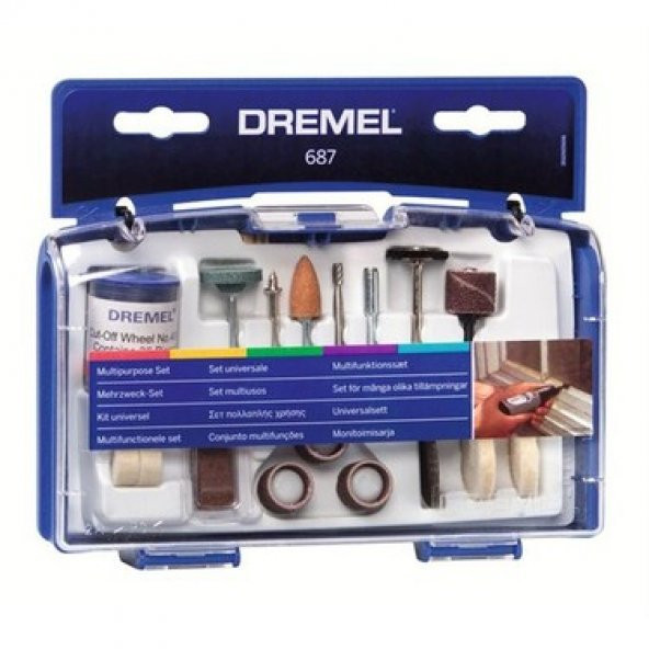 Dremel 687 52 Parça Çok Amaçlı Aksesuar Seti - 26150687Ja ürün görseli 1
