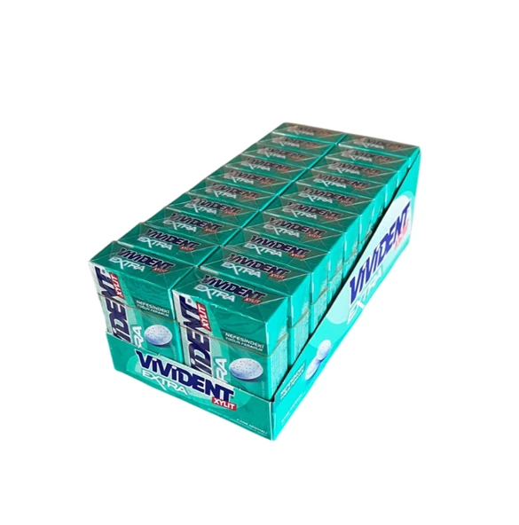 Vivident Box Extra Nane Aromalı Draje Sakız 21 gr 20 adet ürün görseli 1