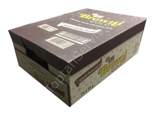 Eti Browni Gold Çikolatalı Kek 45 gr 24 adet ürün görseli 1