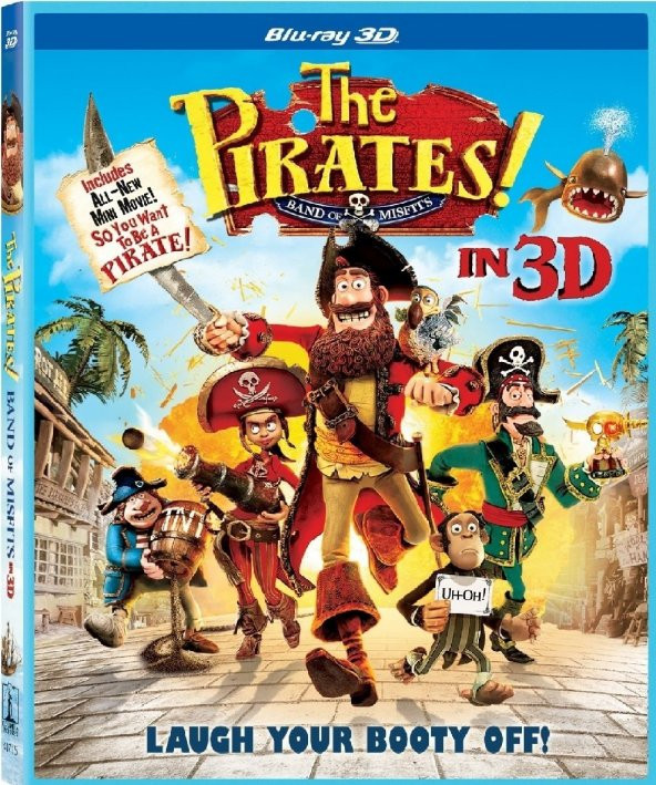 The Pirates! - Korsanlar 3D Blu-Ray ürün görseli 1