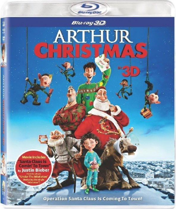 Arthur Christmas - Hediye Operasyonu 3D Blu-Ray ürün görseli 1