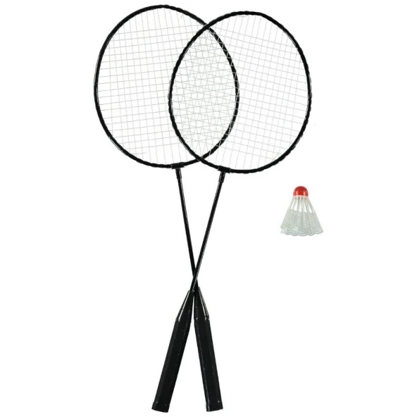 Triathlon T133 Badminton Raket Seti 2 Adet Badminton Raketi 1 Adet Top ürün görseli 1