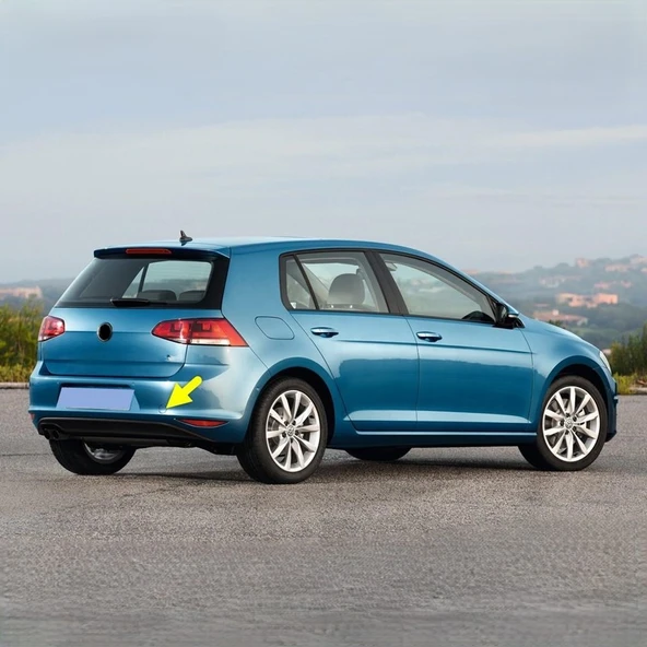 VW Golf 7 2013-2017 Arka Tampon Çeki Demiri Kapağı 5G6807441 ürün görseli 1