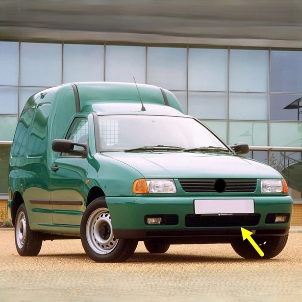 VW Caddy 1996-2003 Ön Tampon Spoylerli 6K5807221B ürün görseli 1