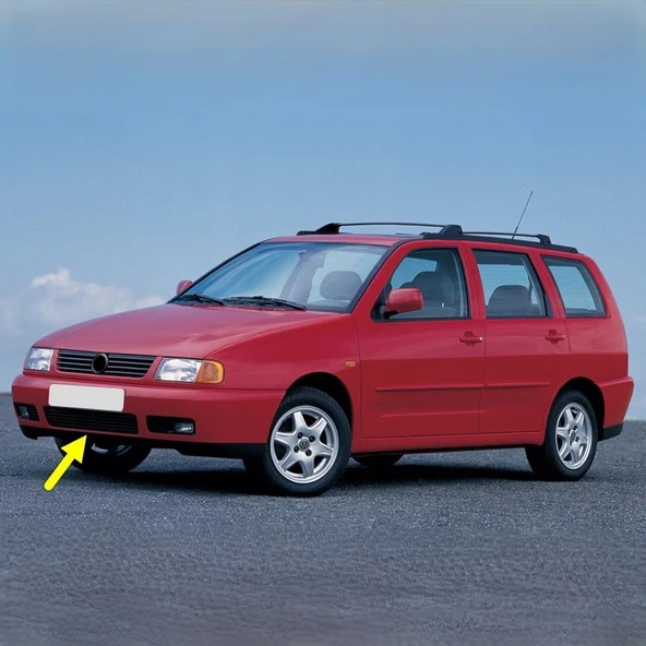 VW Polo Classic Variant 1996-2002 Ön Tampon Spoylerli 6K5807221B ürün görseli 1