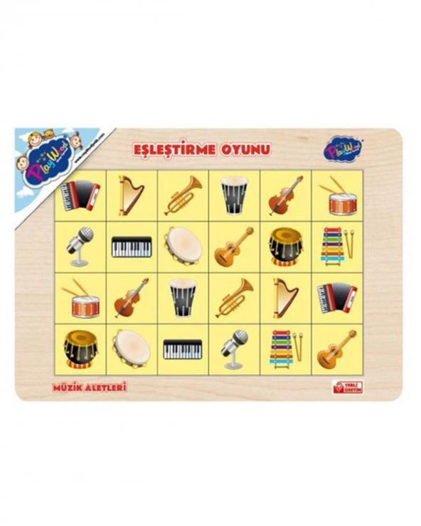 Ahşap Eğitici Eşleştirme Müzik Aletleri ONY263 Playwood ürün görseli 1
