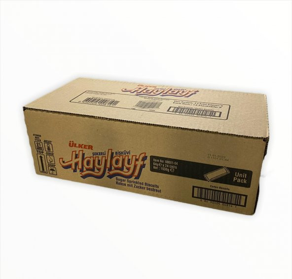 Ülker Haylayf Şekerli Bisküvi 64g 24 adet ürün görseli 1
