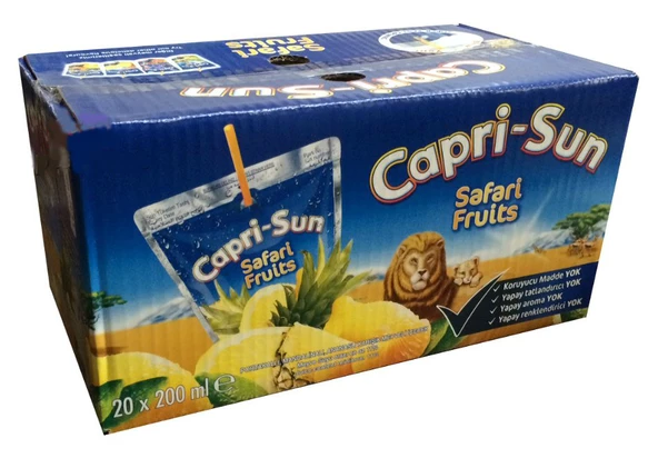 Caprisun Safari 200 ml 20 adet ürün görseli 1