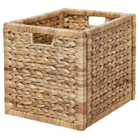 Doğal Sepet, Su Sümbülü MeridyenDukkan 32x34x32 cm Rattan Düzenleme Sepet-Kutu El Örgüsü ürün görseli 1