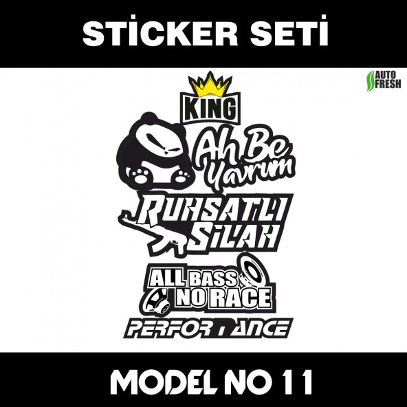 king çoklu araba arka cam yazısı - sticker araba cam bagaj uyumlu et,ket kask motosiklet dolap cam uyumlu yapışkan ürün görseli 1