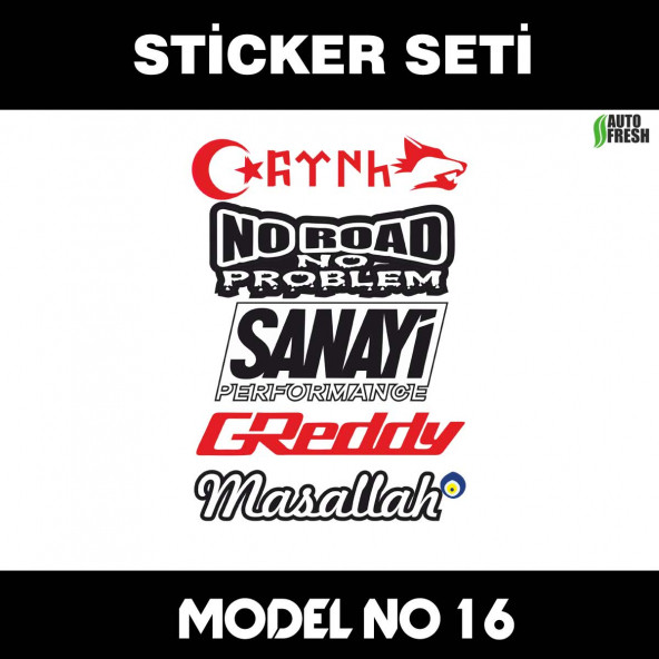 göktürk ayyıldız maşallah sanayi performans - sticker ürün görseli 1