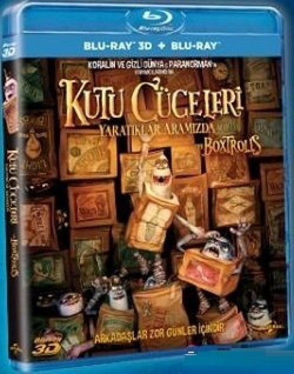 The Boxtrolls - Kutu Cüceleri Yaratıklar Aramızda 3D Blu-Ray ürün görseli 1