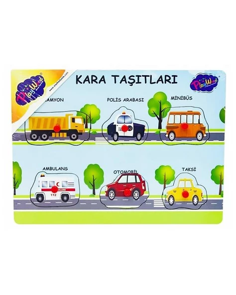 Playwood Ahşap Tutmalı Kara Taşıtları ONY147/148 ürün görseli 1