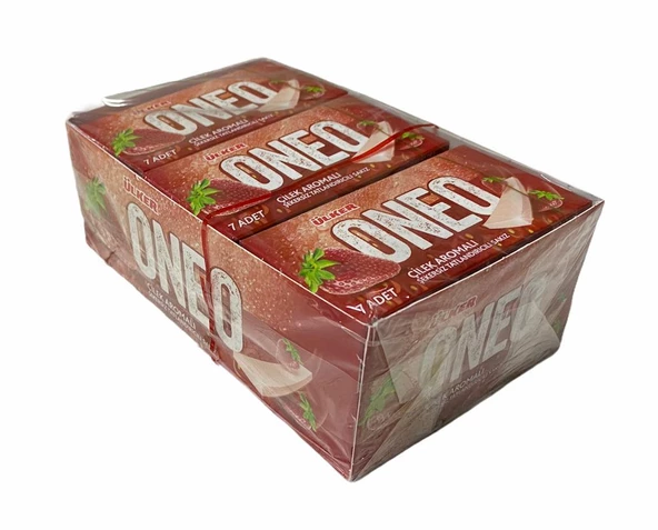 Ülker Oneo Cüzdan Çilek Aromalı Sakız 27 Adet ürün görseli 1