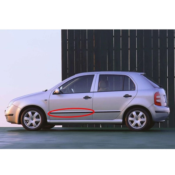 Skoda Fabia 1 2000-2008 Sol Ön Kapı Bandı Çıtası 6Y0853515 ürün görseli 1