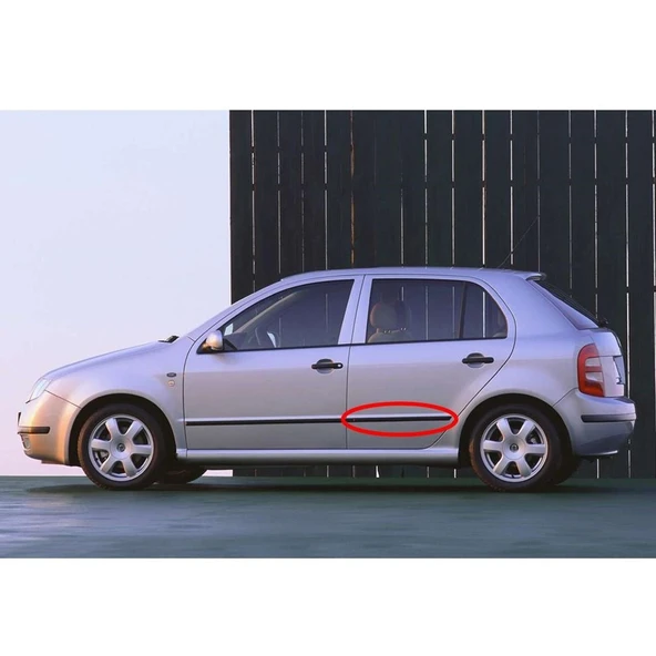 Skoda Fabia 1 2000-2008 Sol Arka Kapı Bandı Çıtası 6Y0853753 ürün görseli 1