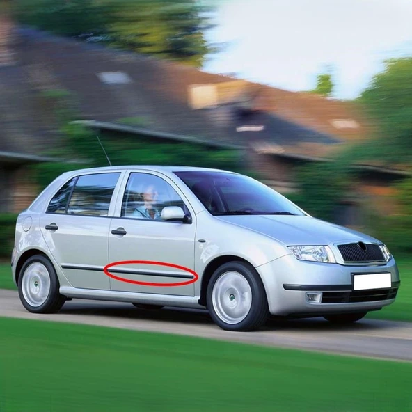 Skoda Fabia 1 2000-2008 Sağ Ön Kapı Bandı Çıtası 6Y0853516 ürün görseli 1