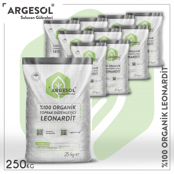 Argesol Tarım 100 Doğal Toprak Düzenleyici Leonardit 250 KG ürün görseli 1