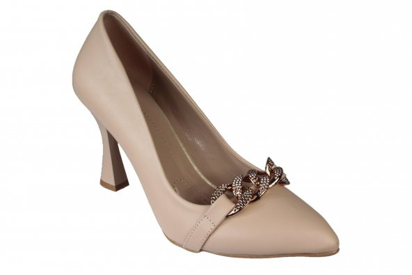 YAZKIŞ Cilt  8Cm Topuklu Stiletto Abiye Nişan Düğün Ayakkabısı ürün görseli 1